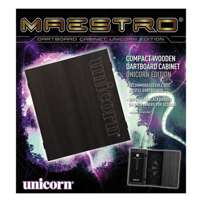 Unicorn Maestro Logo Dartboard Cabinet