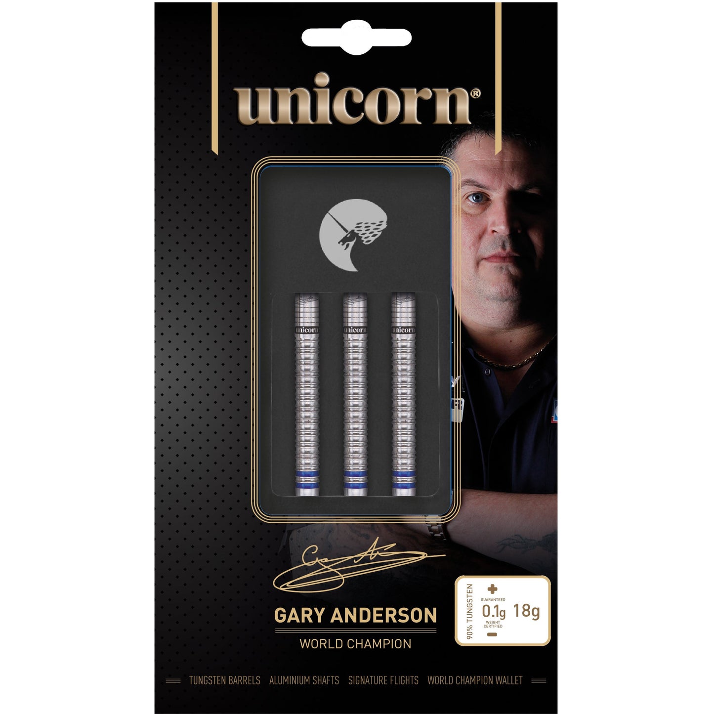 Unicorn Phase 3 World Champion Gary Anderson Soft Darts