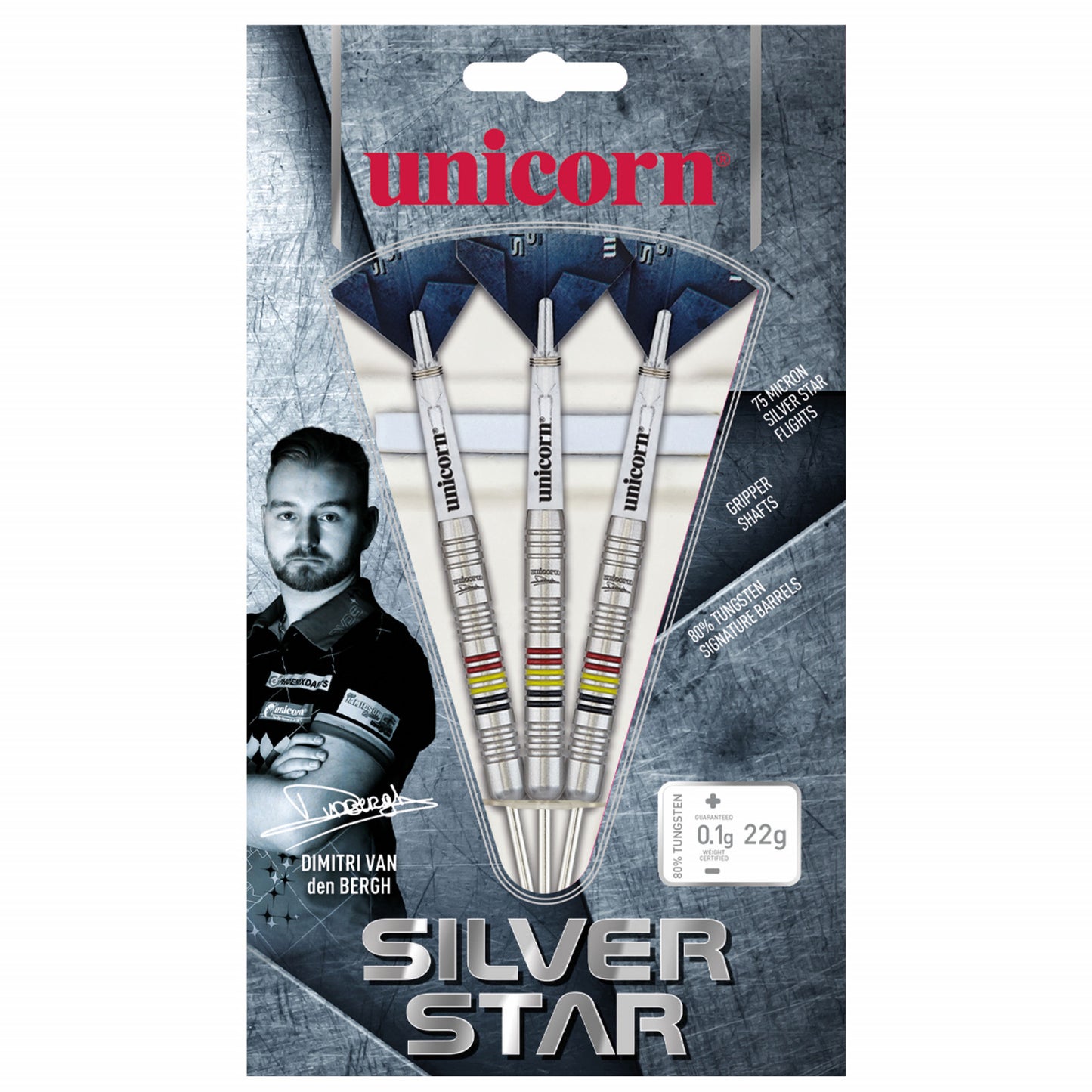 Unicorn Dimitri van den Bergh Silver Star Soft Darts