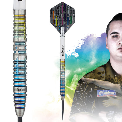 Unicorn Jeffrey de Zwaan Code Players Steel Dart