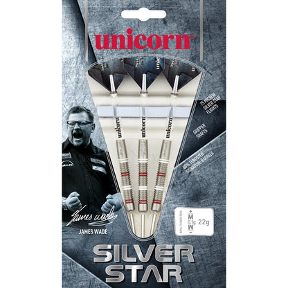 Unicorn Silver Star James Wade Steel Darts