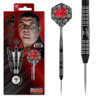 BULL'S Mensur Suljovic 90% Tungsten Steel Dart