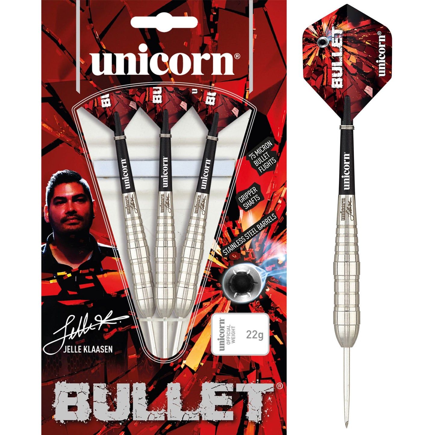 Unicorn Bullet Jelle Klaasen Steel Darts