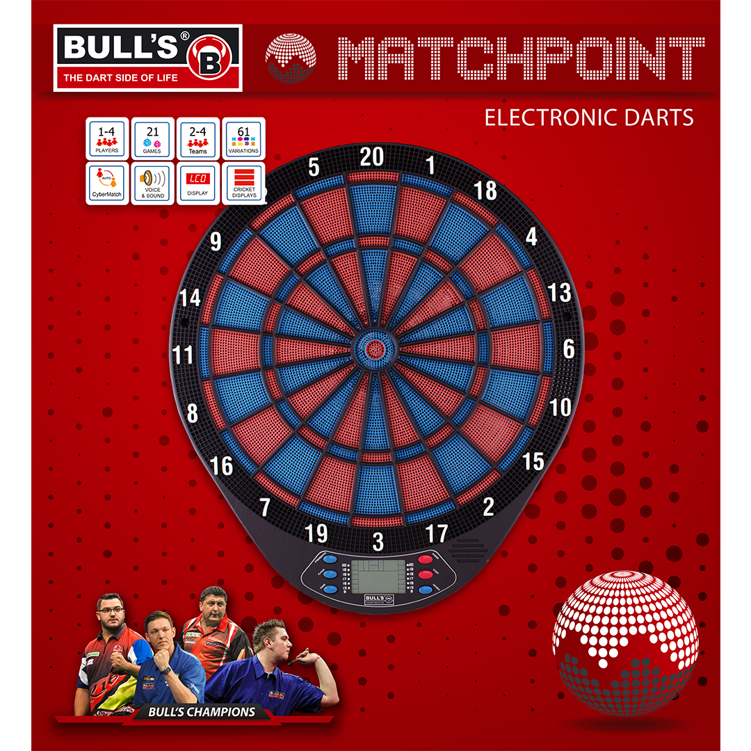 BULL'S Matchpoint Elektronik Dart Board