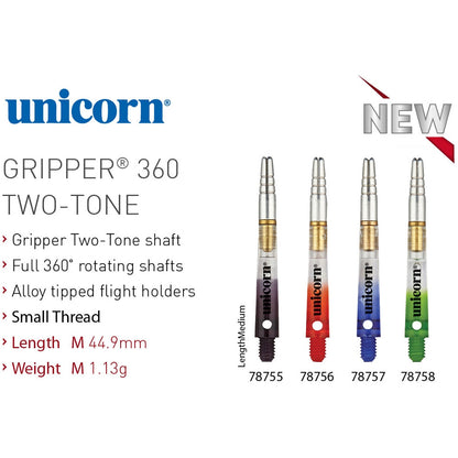 Unicorn Gripper 360 TWO-TONE Aluminium-Drehtops mit Polycarbonatshaft